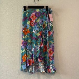 RACHEL Rachel Roy Floral Wrap Skirt - Multicolor